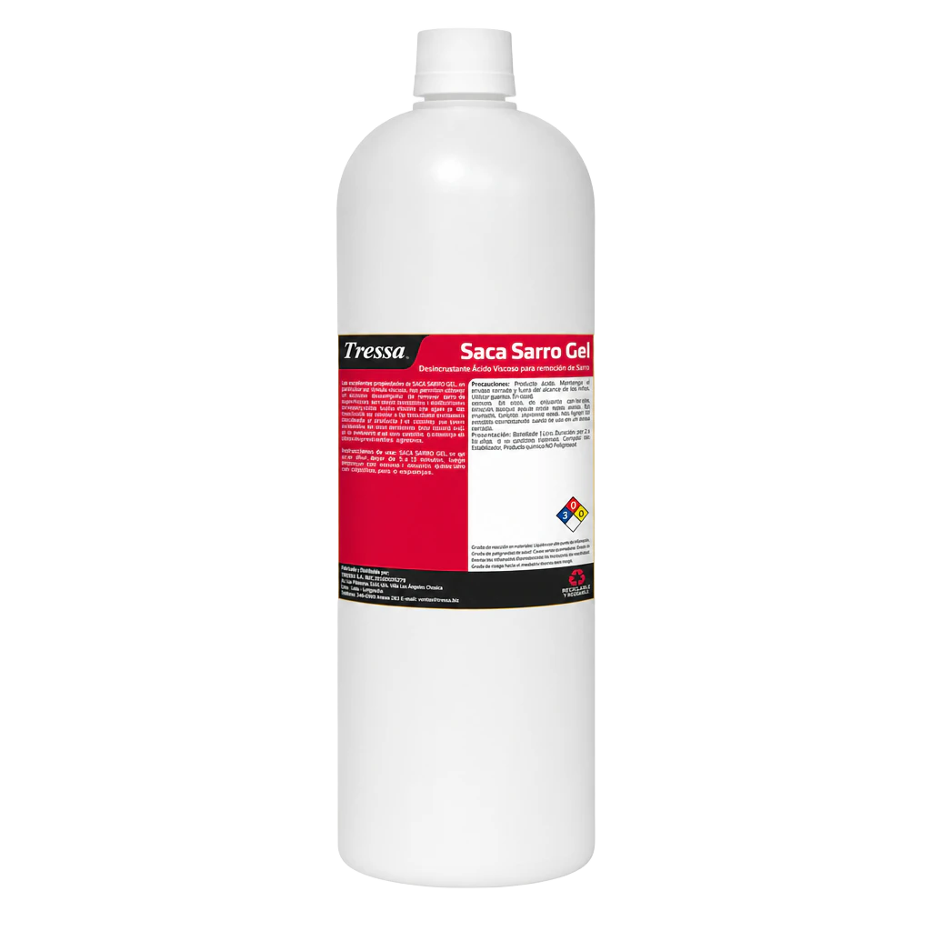 SACA SARRO GEL 1 LT, desincrustantes ácidos, Tressa